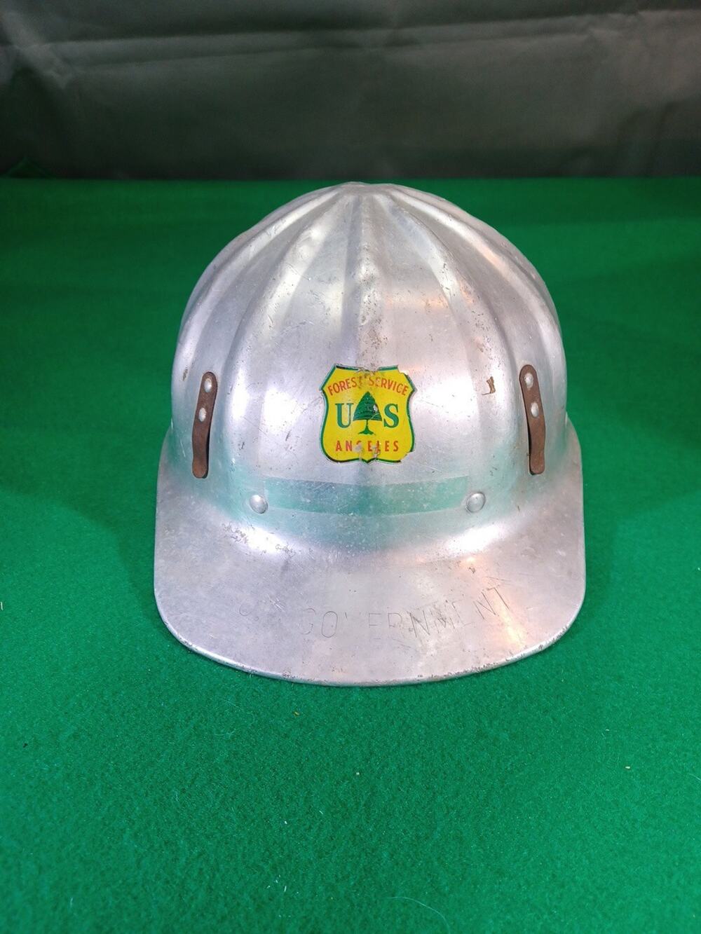Vintage Aluminum Hard Hat - Super Lite Fibre Metal 1940s